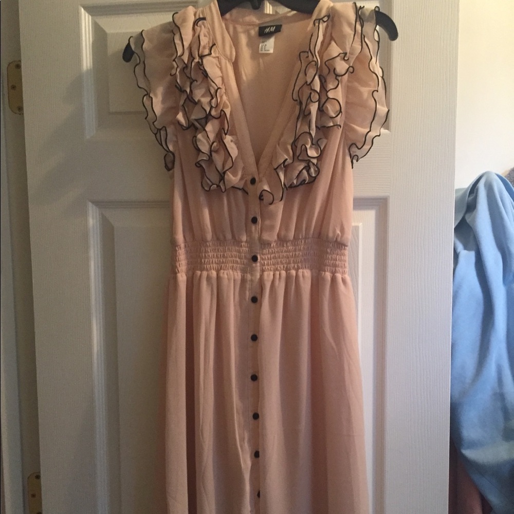 Peach color H&M dress